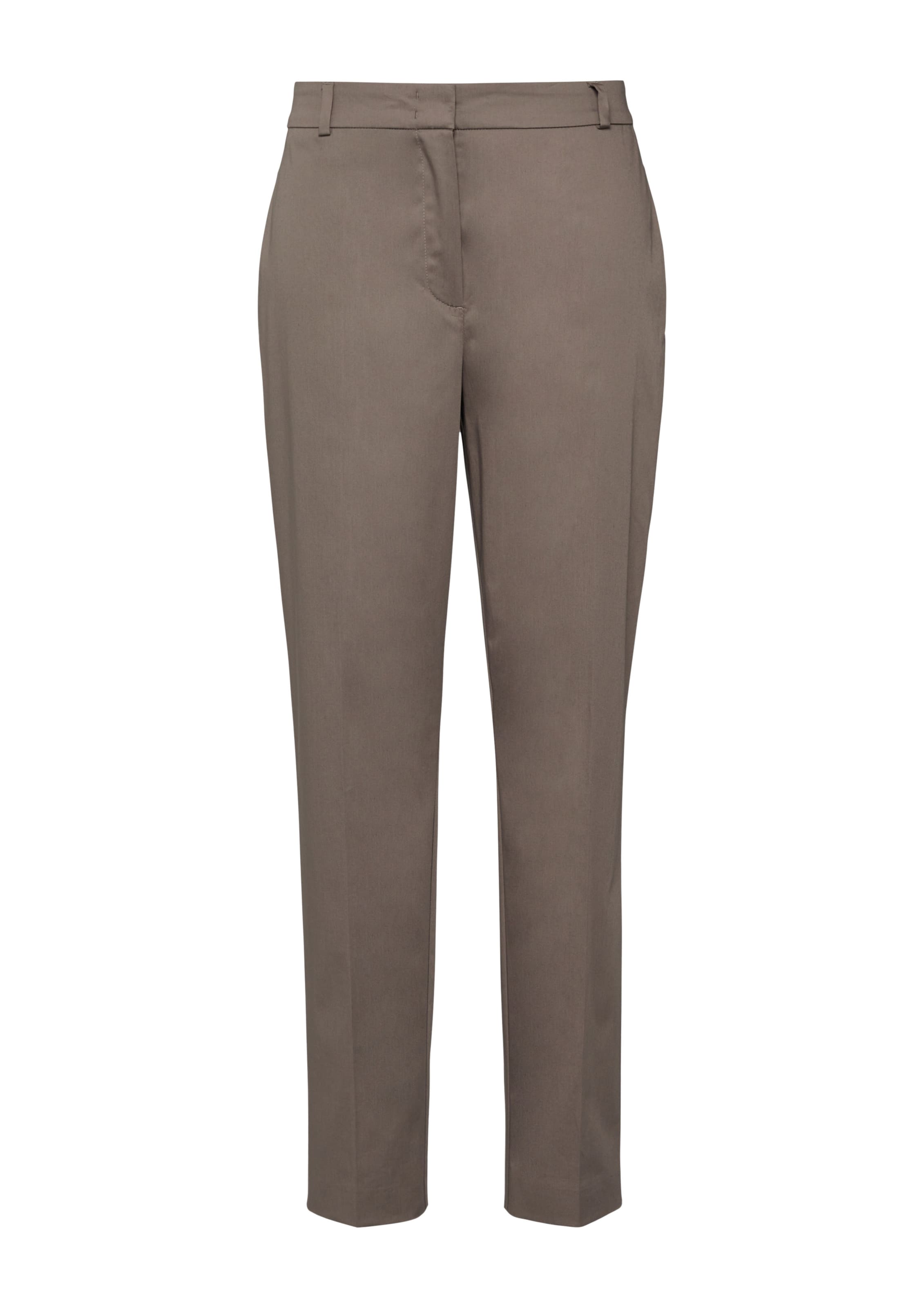 COMMA Slimfit Hose in Braun: Vorderseite