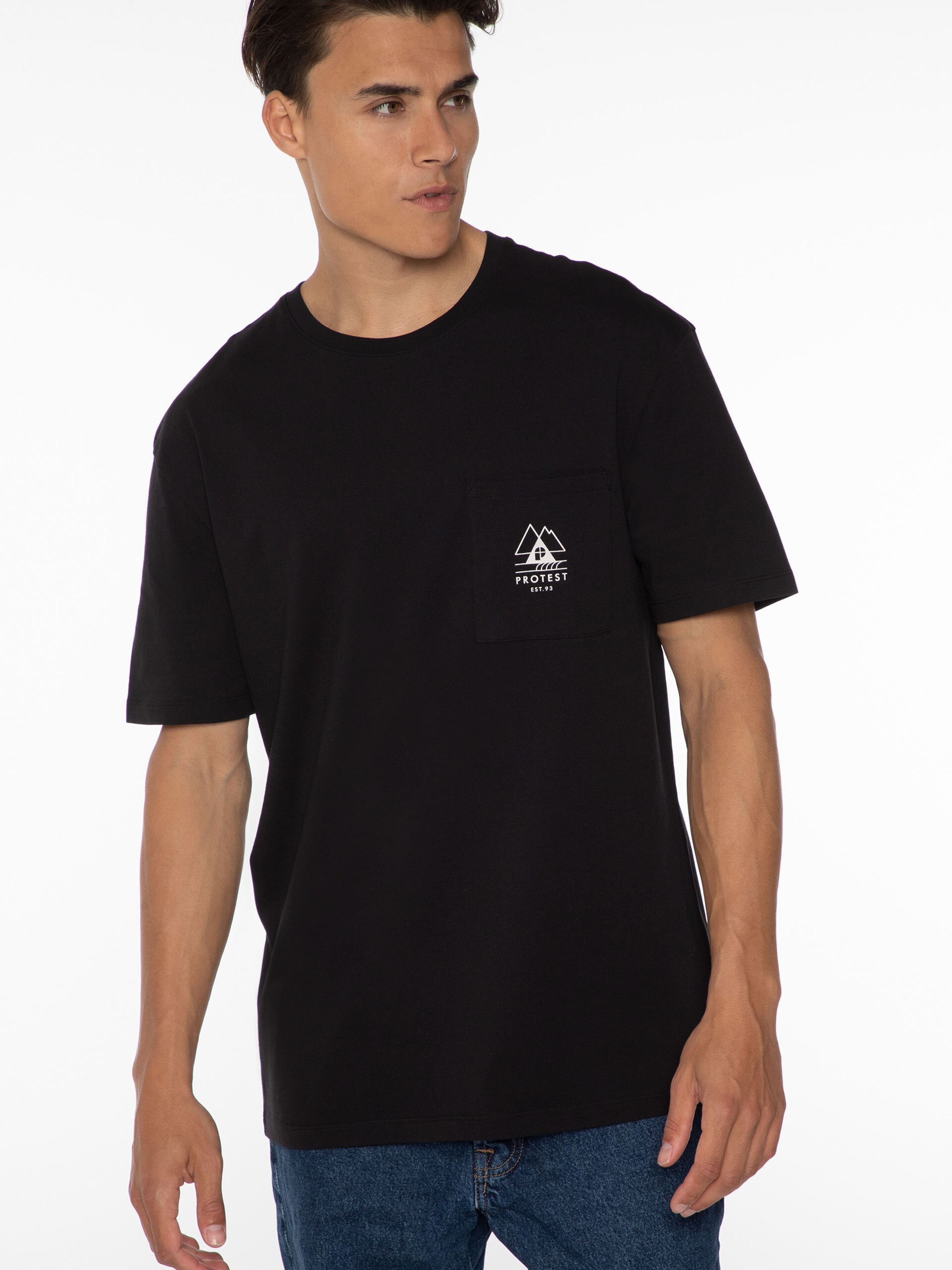 T-Shirt 'ISIAH' PROTEST en noir
