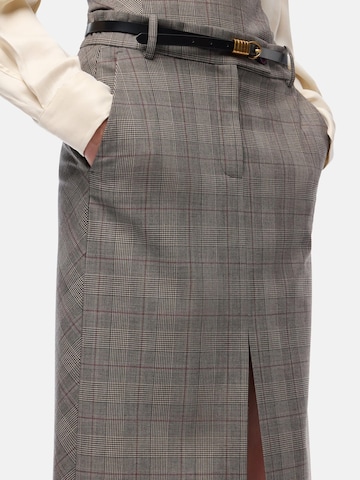 PINKO - Falda 'PINKO GALEGA GONNA MIASTO LANA TINTO FILO GONNA' en gris