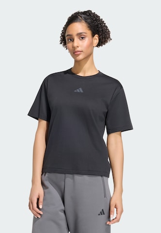 ADIDAS SPORTSWEAR Funkcionalna majica 'Z.N.E.' | črna barva: sprednja stran