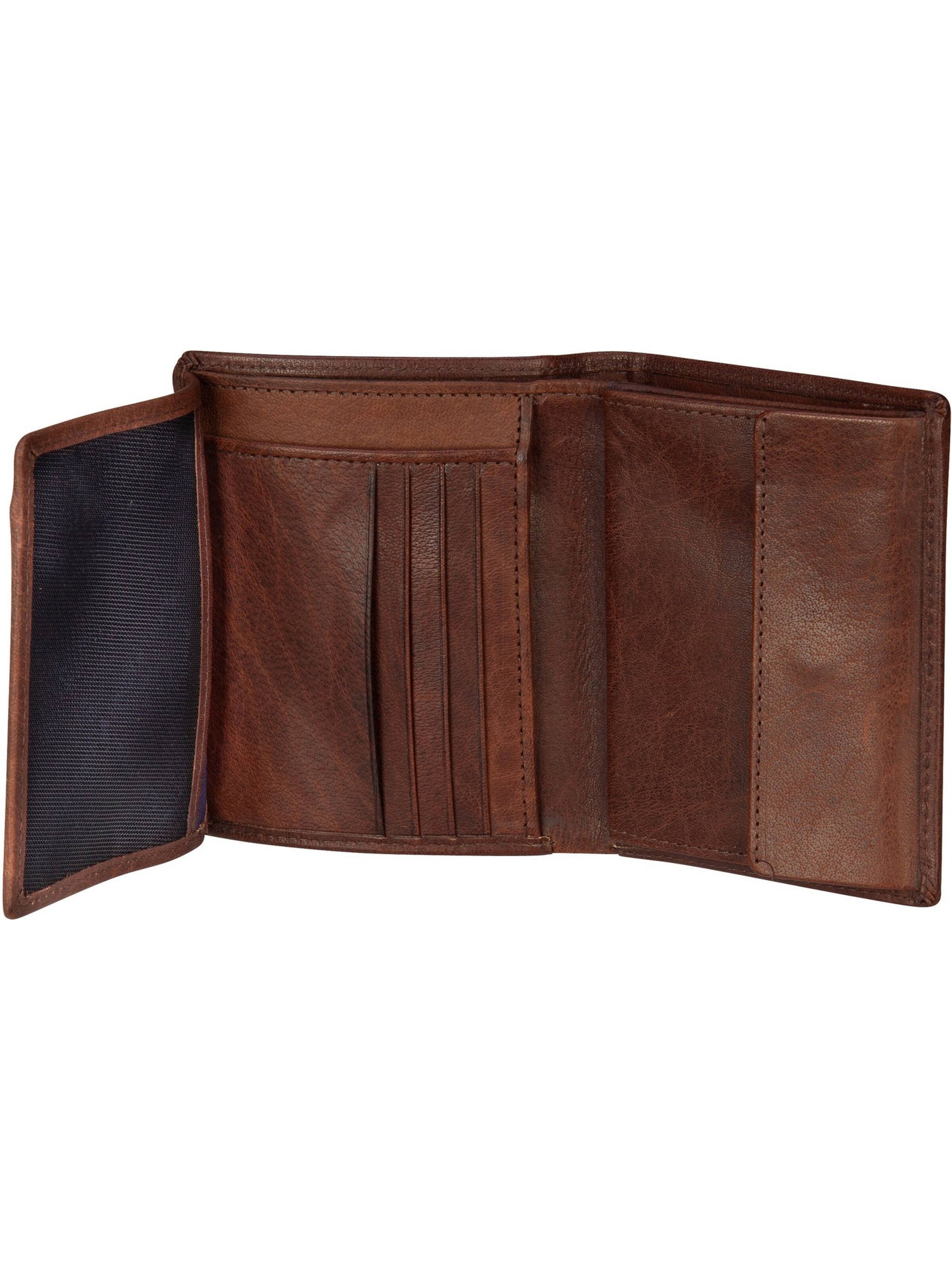 Braun Büffel Wallet 'Sven' in Brown