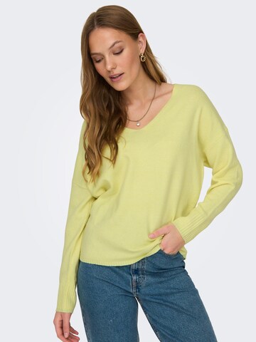 Pull-over 'RICA' ONLY en jaune