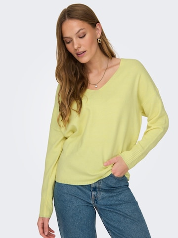 Pull-over 'RICA' ONLY en jaune