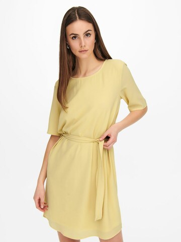 JDY Sukienka 'Amanda' w kolorze żółty