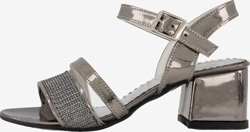 Prestije Sandals in Silver: front