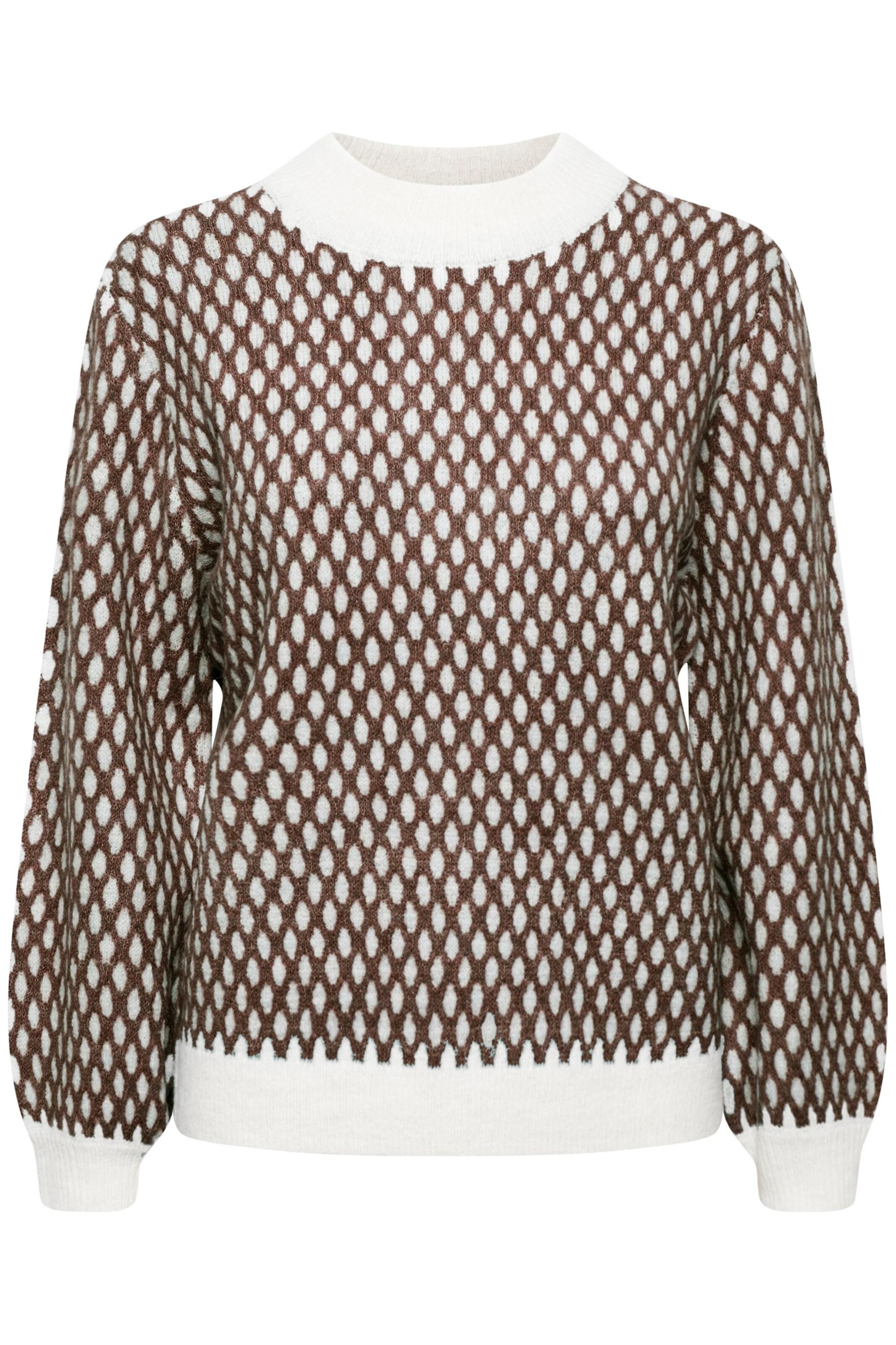 ICHI Pullover 'Kamara' i brun: forside