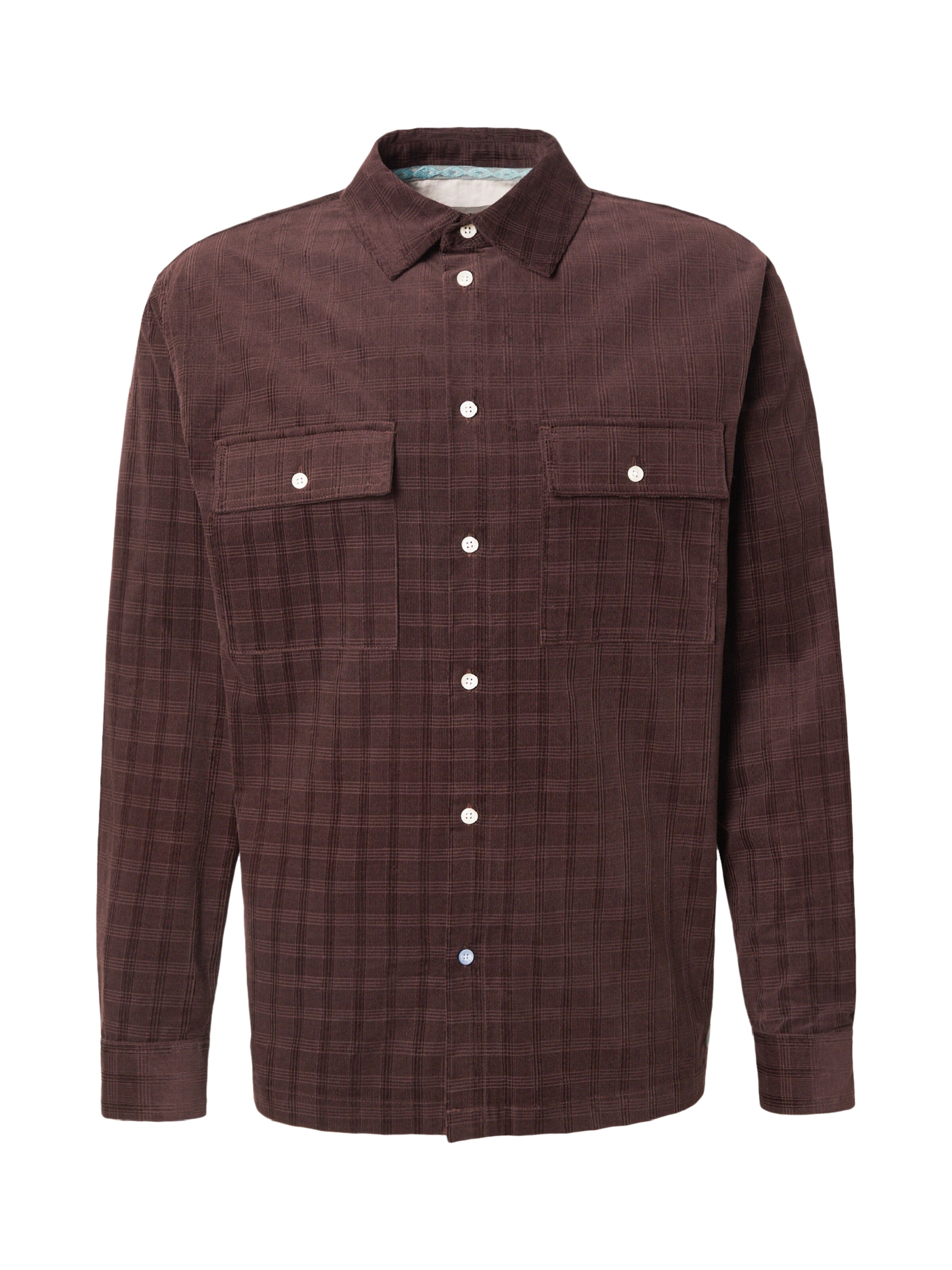 SCOTCH & SODA Regular fit Srajca | rjava barva: sprednja stran