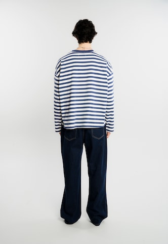 Maglietta di Another Cotton Lab in blu: dietro