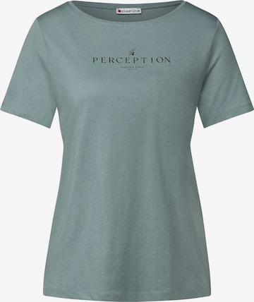 T-shirt STREET ONE en bleu : devant