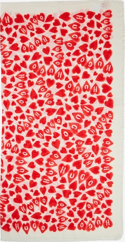 Foulard HUGO en blanc : devant
