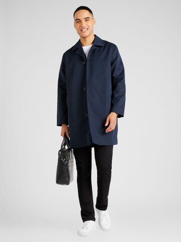 FARAH Between-Seasons Coat 'PIETRO CAR' in Blue