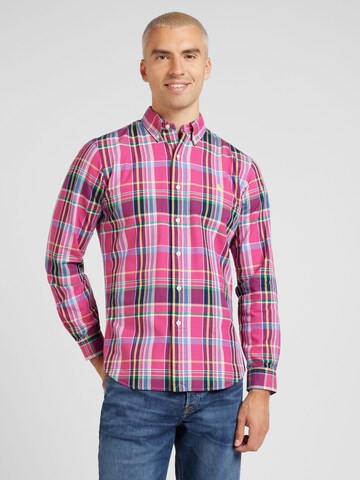 Polo Ralph Lauren Slim Fit Hemd in Mischfarben: Vorderseite