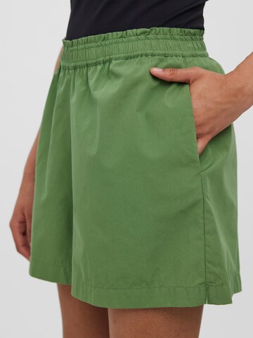 VERO MODA Wide leg Trousers 'Hella' in Green