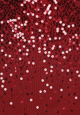 Jupe faina en rouge
