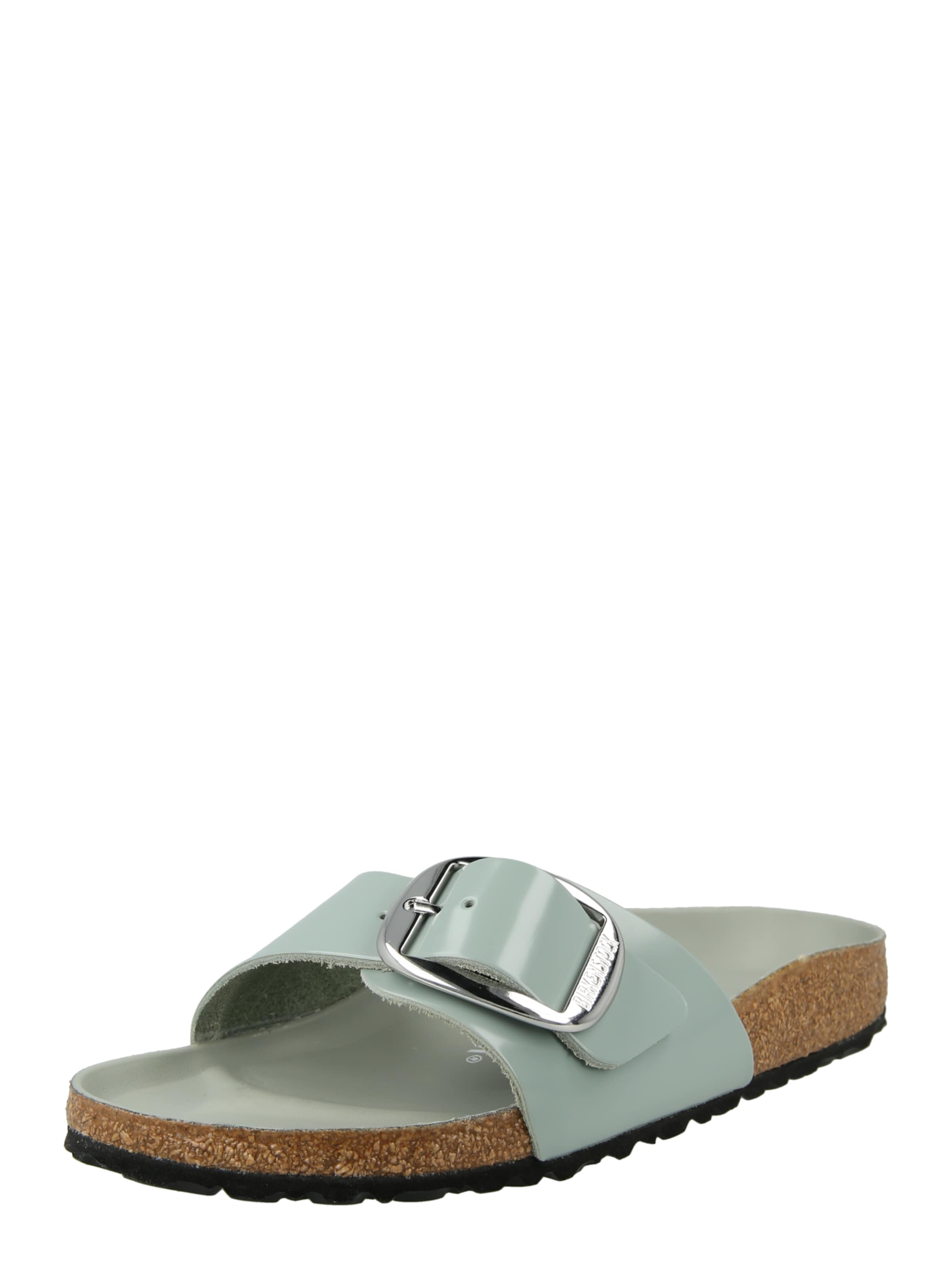 Saboți 'Madrid' de la BIRKENSTOCK pe verde: față