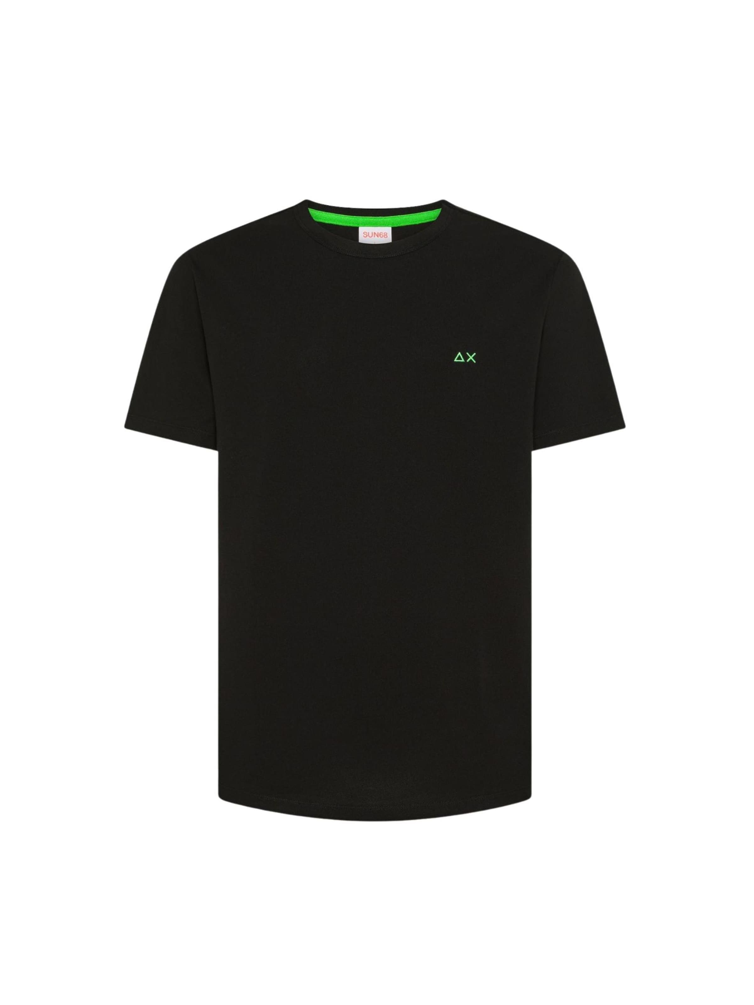 T-Shirt SUN68 en noir : devant