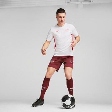 PUMA Regular Workout Pants 'RB Leipzig' in Red