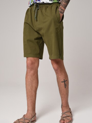 Pantalon Antioch en vert : devant