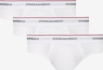 DSQUARED2 Panty 'Pack of 3 white briefs' in White: front