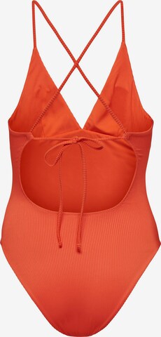 ONLY Triangle Swimsuit in Red