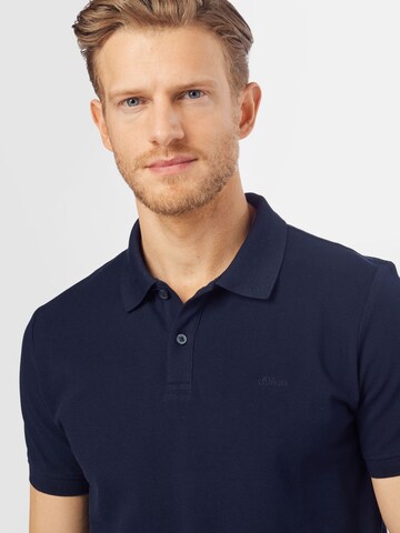 s.Oliver Poloshirt in Blau