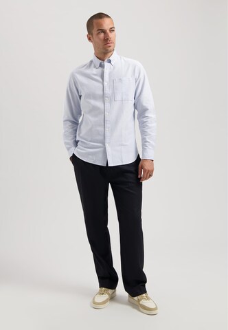 Dstrezzed Comfort fit Button Up Shirt 'Oliver' in Blue