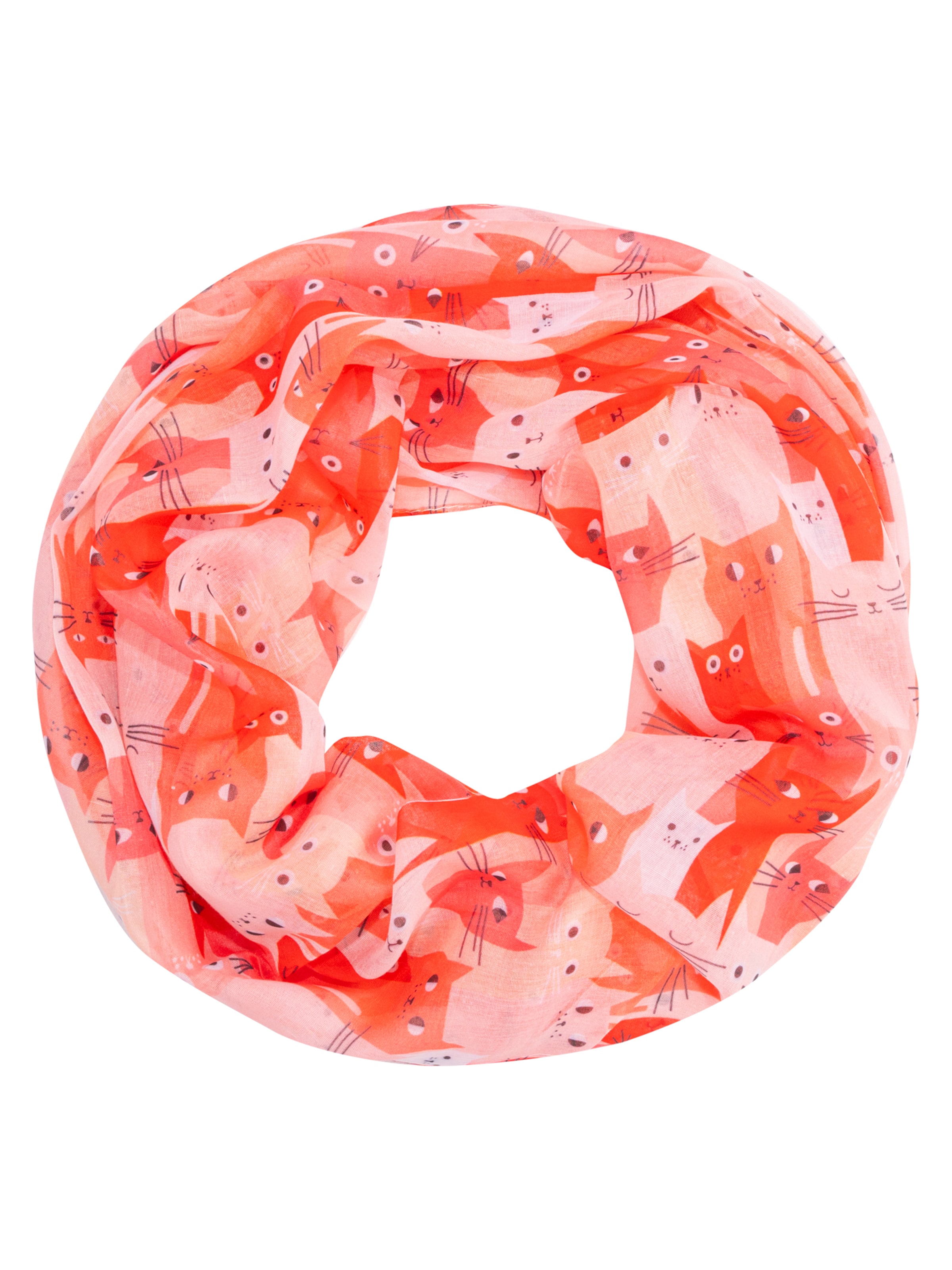 Seasons of April Tunnelsjaal 'Molly' in Rood: voorkant