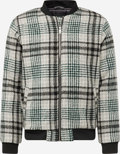 BURTON MENSWEAR LONDON Veste mi-saison en anthracite / gris clair / vert foncé / noir, Vue avec produit