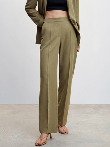 MANGO Loosefit Pantalon 'Marina' in Beige