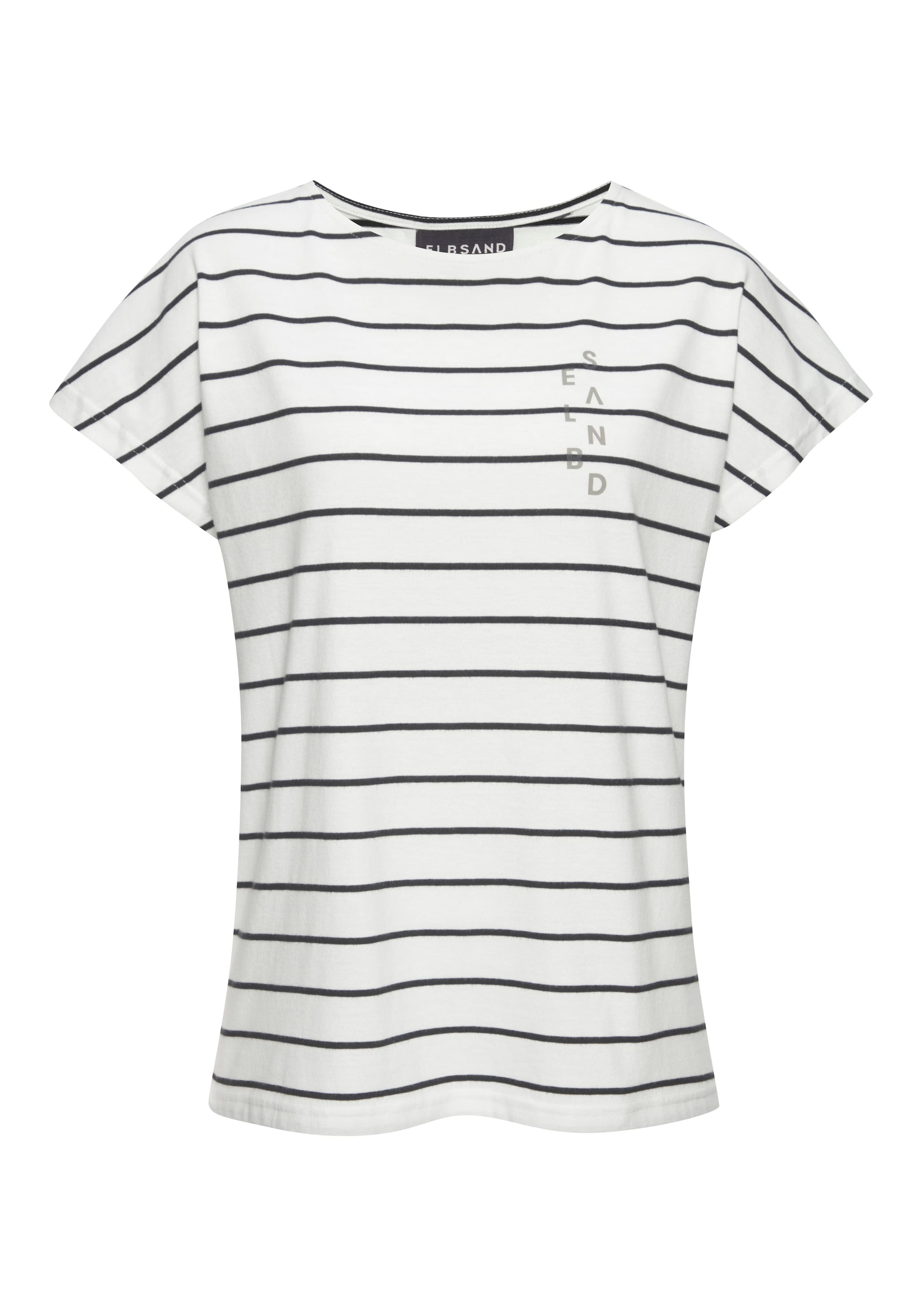 Elbsand Shirt in Schwarz: Vorderseite