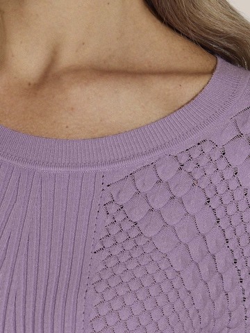 Pull-over MADELEINE en violet