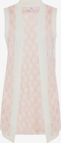 usha FESTIVAL Knitted vest in Pink: front