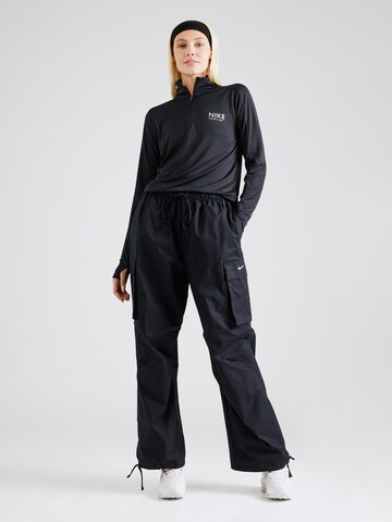 Nike Sportswear Loosefit Παντελόνι cargo σε μαύρο
