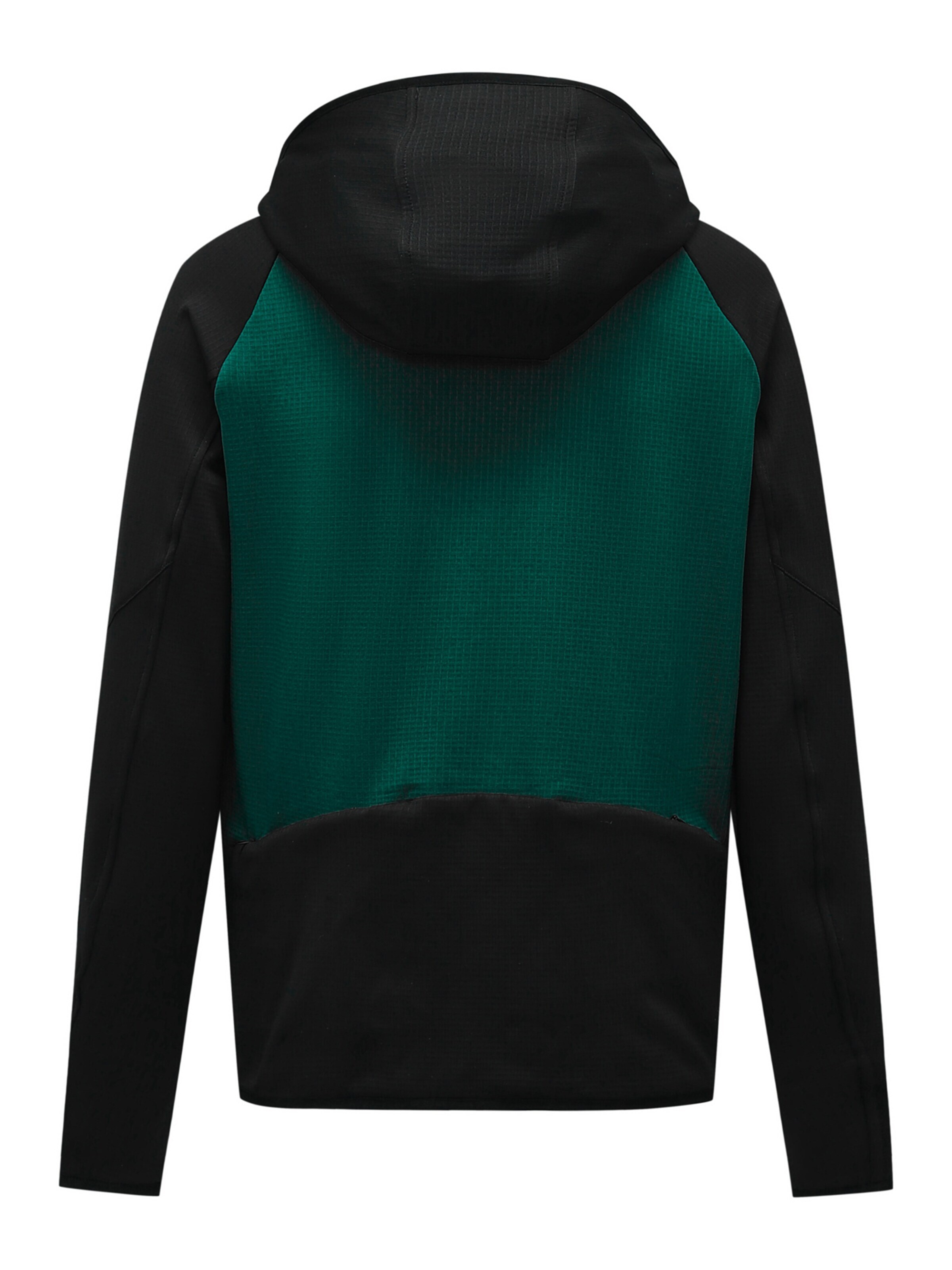 YOUTHUP Athletic Jacket 'UHRENFENSTER' in Green