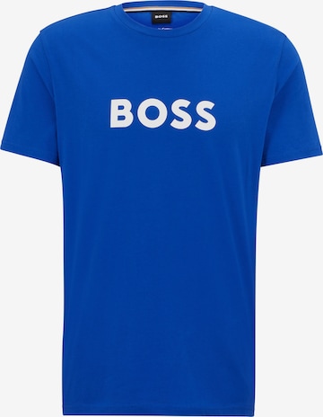 Maglietta di BOSS in blu: frontale