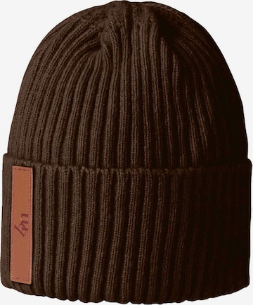 BabyMocs Beanie in Brown: front