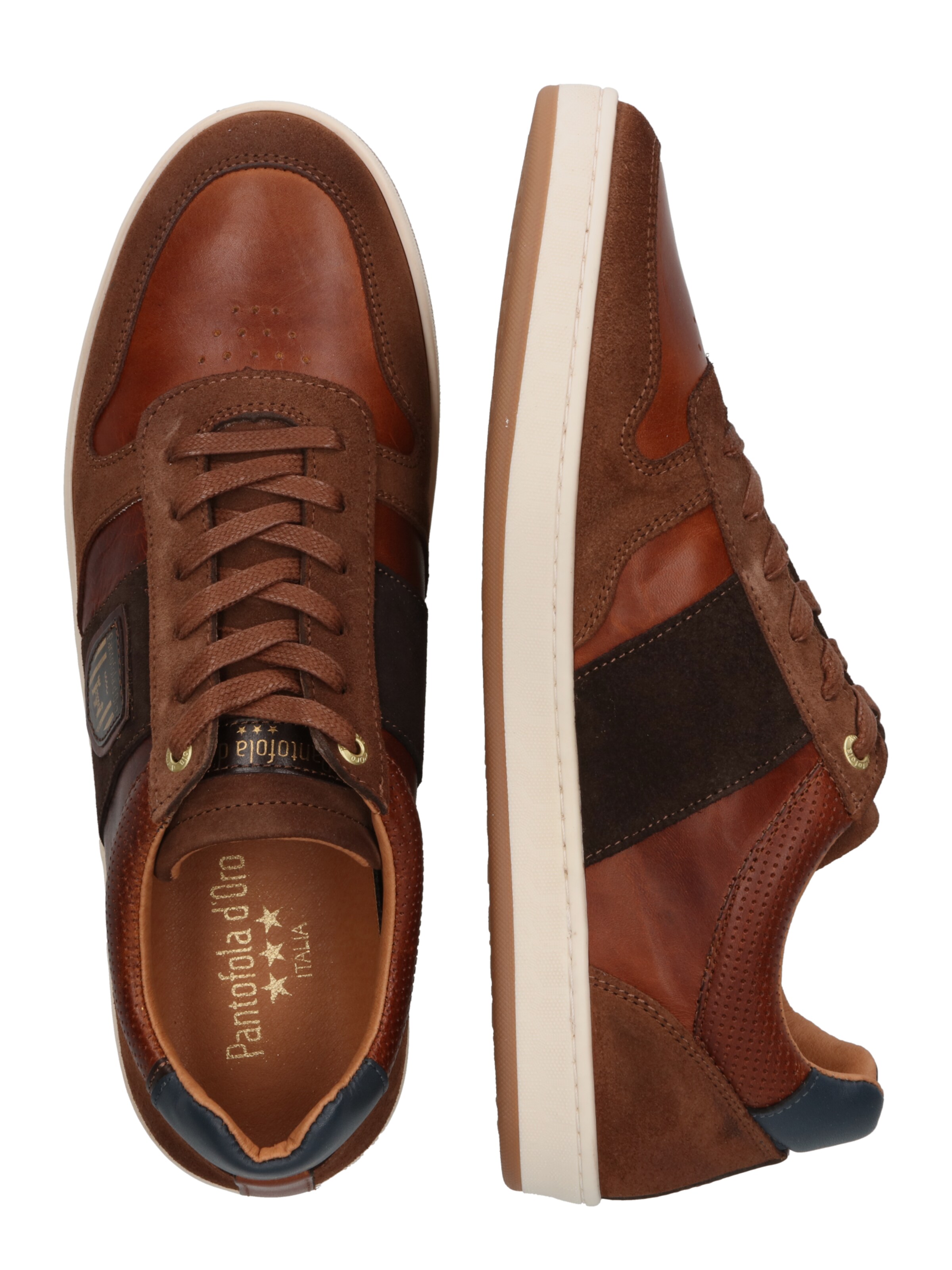 Baskets basses 'Palermo' PANTOFOLA D'ORO en marron