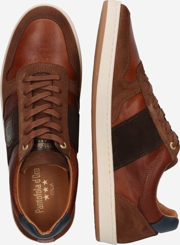 PANTOFOLA D'ORO Platform trainers 'Palermo' in Brown