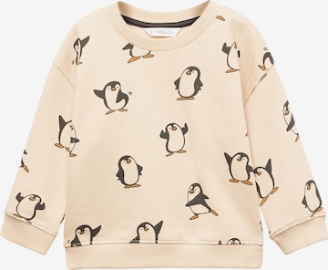 MANGO KIDS Sweatshirt 'POLAR' in Beige: voorkant