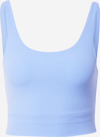 NIKE Sports Bra 'Luxe' in Blue: front