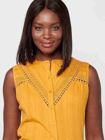 Camicia da donna di KOROSHI in giallo