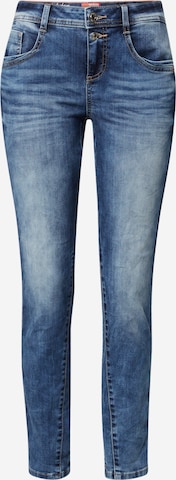 STREET ONE Slimfit Jeans 'Jane' in Blau: predná strana