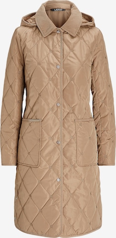 Lauren Ralph Lauren Přechodný kabát – béžová: přední strana