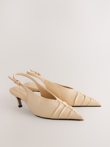 Décolleté sling 'Forever Comfort' di Next in giallo