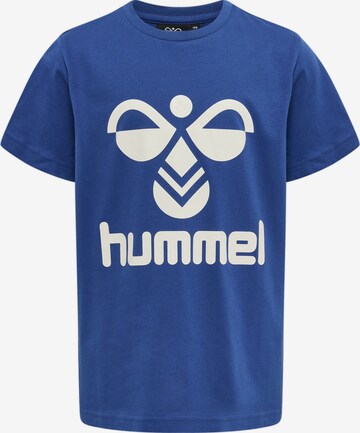 T-Shirt 'Tres' Hummel en bleu : devant