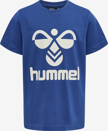 Hummel Functioneel shirt 'Tres' in Blauw: voorkant