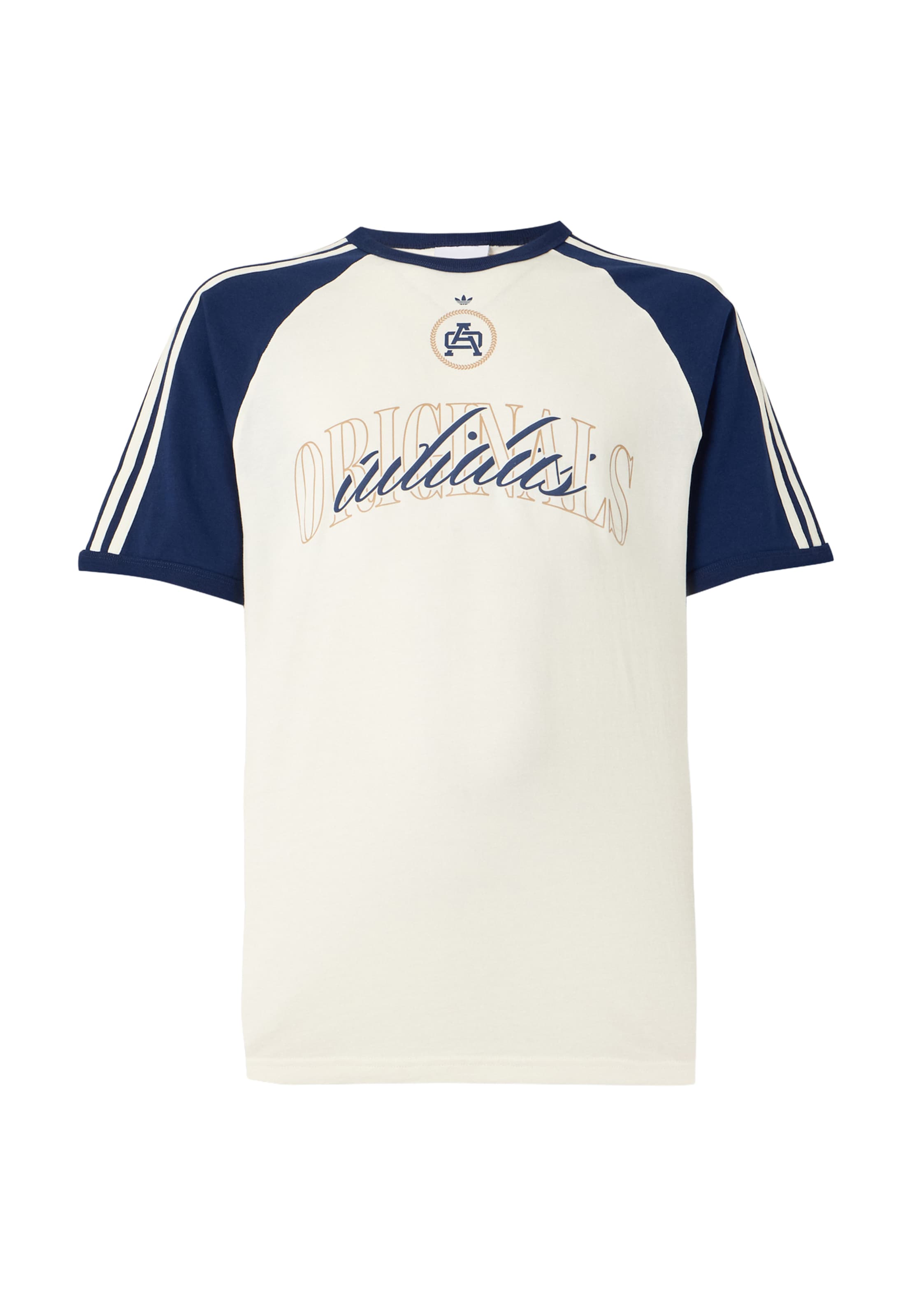 ADIDAS ORIGINALS Shirt in White: front