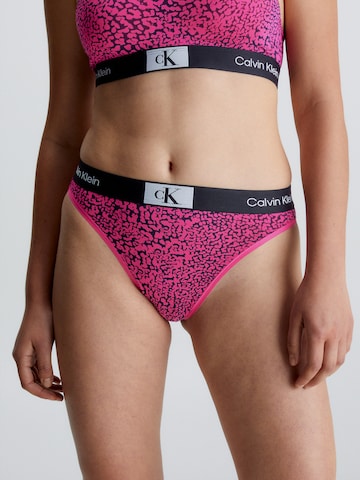 Calvin Klein Underwear Slip 'CK96' - rózsaszín: elől