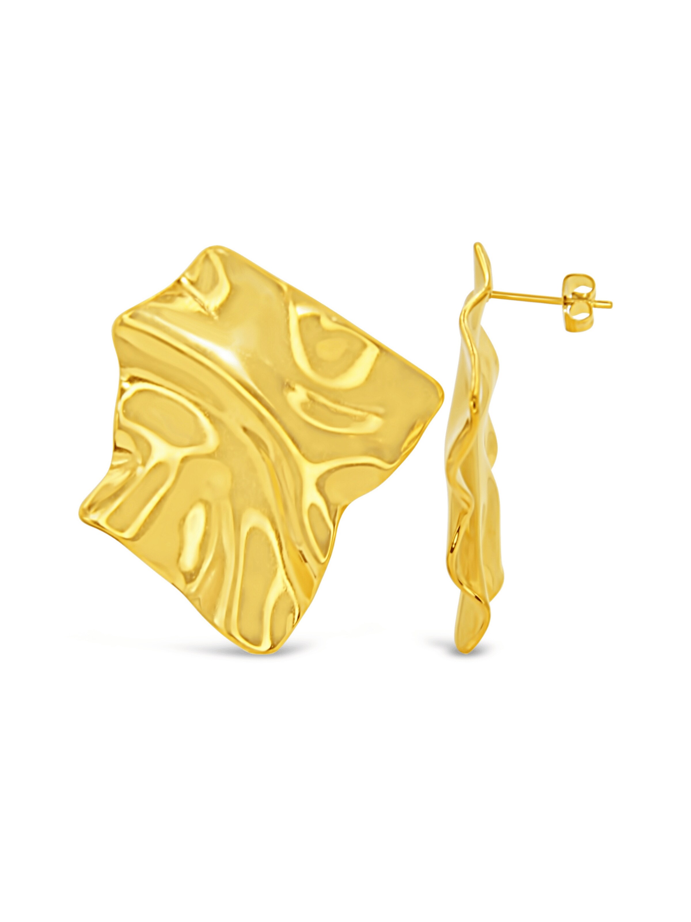 ARS-ARGENTI Ohrringe 'BRITTANY' in Gold: Vorderseite