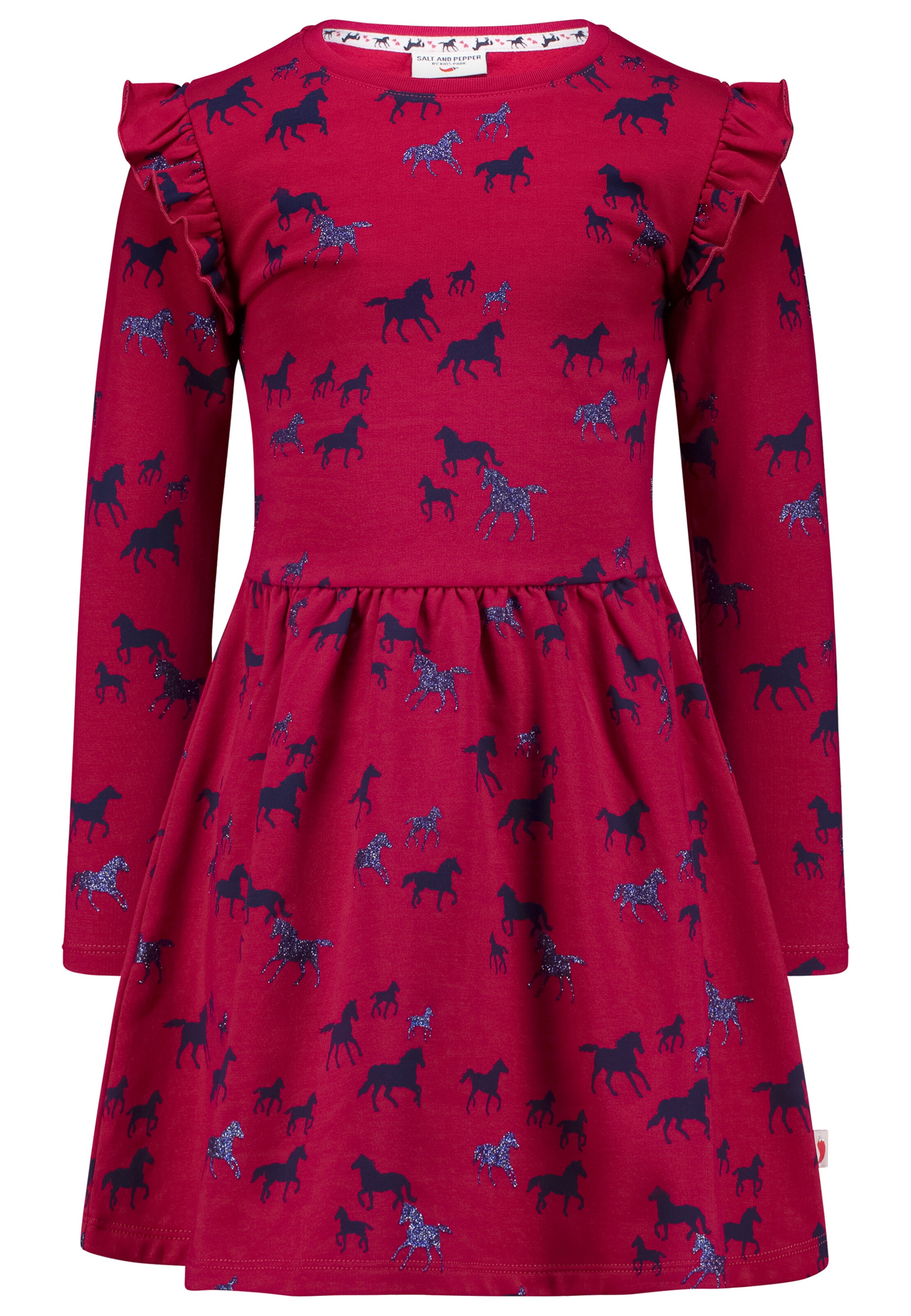 SALT AND PEPPER Mädchen Tüllrock - Dreifarbig Mit Glitzerbund (Mehrstufig)